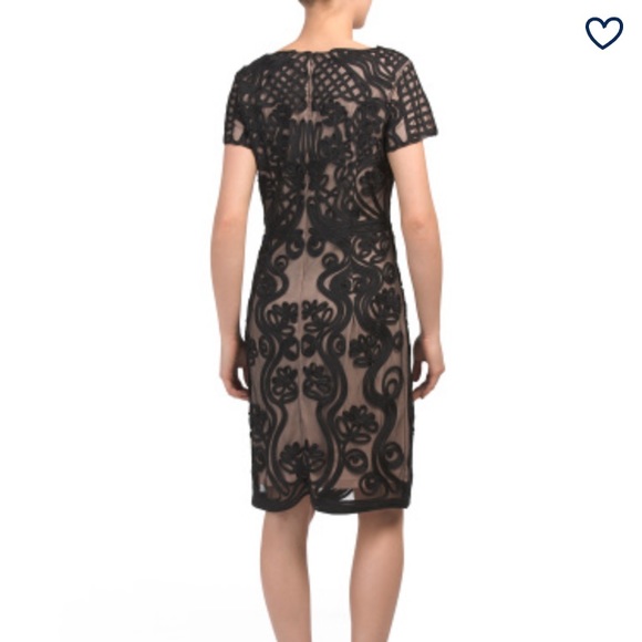 JS Collections Embroidered Cocktail Dress - Picture 2 of 2